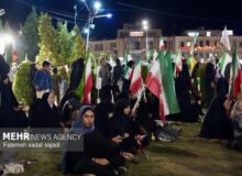 صدای دفاع از وطن مردم باغیرت رزن در خیابان‌ها