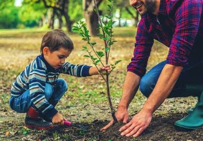 غرس 3000 نهال مثمر به نام و یاد رهبر شهید