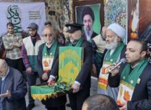 لاهیجان معطر به حضور خادمان رضوی شد
