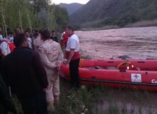 پیکر فرد مغروق در رودخانه ارس با تلاش نجاتگران خداآفرین کشف شد