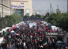 تاریخ سازی مردم تهران در پیاده روی «جاماندگان» اربعین