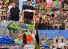 جشن میلاد پیامبر(ص) در فلسطین و یمن/ شادی کودکان غزه زیر سقف چادرها